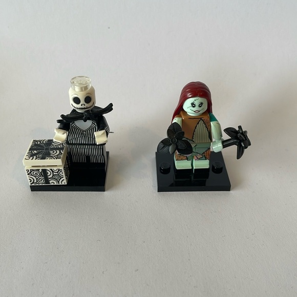 Skeleton Jack & Sally Lego Minifigure Set - Picture 2 of 5